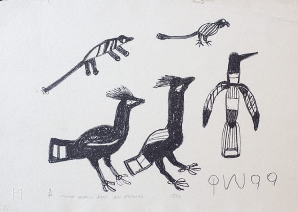 Qwaa, Four Birds & an Animal, 1992