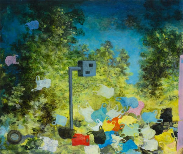 Alasdair Wallace, Bags, 2016