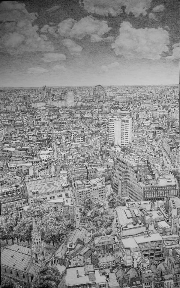 Roy Wright, London Eye from Centrepoint, 2015