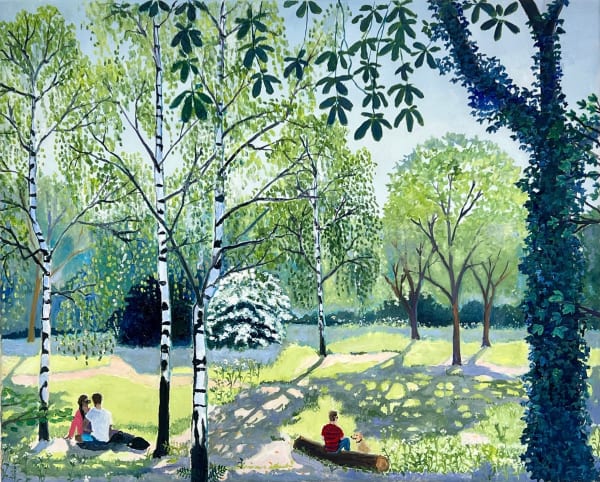Emma Haworth, Conversation in the Park I, 2025