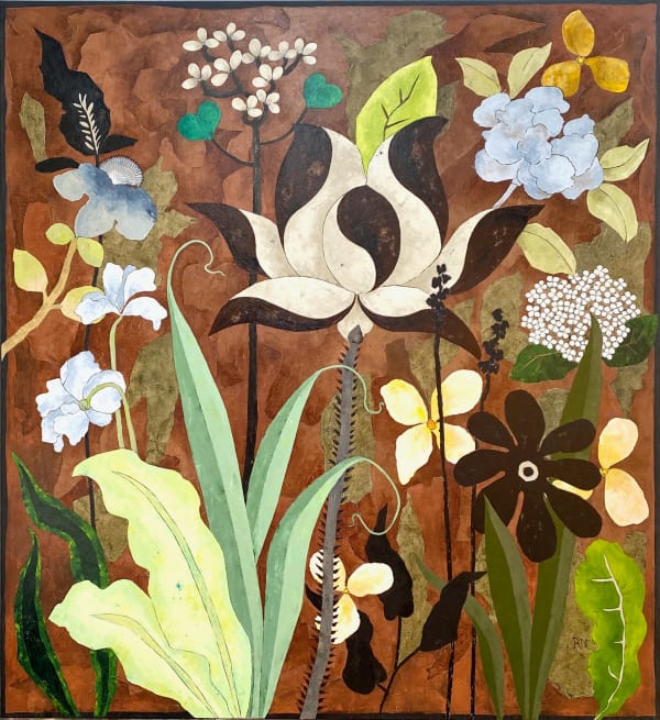 Richard Nott, Where Have All The Flowers Gone? With Blue Peony, 2025