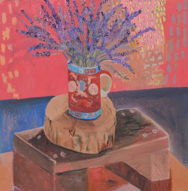 Anna Valdez, Lavender in Chinese Tea Cup, 2014