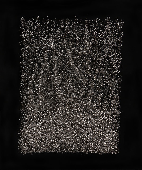 Jason Shulman, Slice of Contrail Bubbles (2), 2024