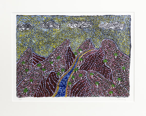 Yvonne Bonny Kngwarreye, Waterfall, c. 1990