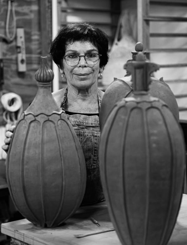 Avital Sheffer, in her studio, 2024