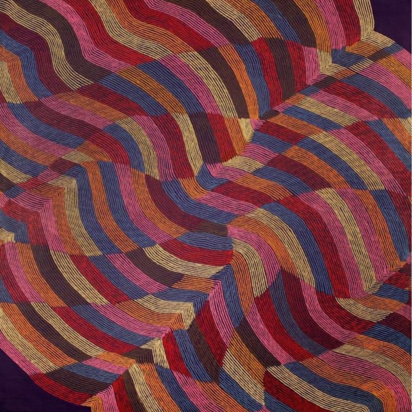 Flora Nakamarra Brown, Mina Mina Jukurrpa (Mina Mina Dreaming), 2022