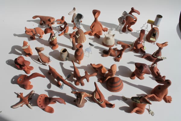 Lucy Casson, Clay Bodies Installation, 2017