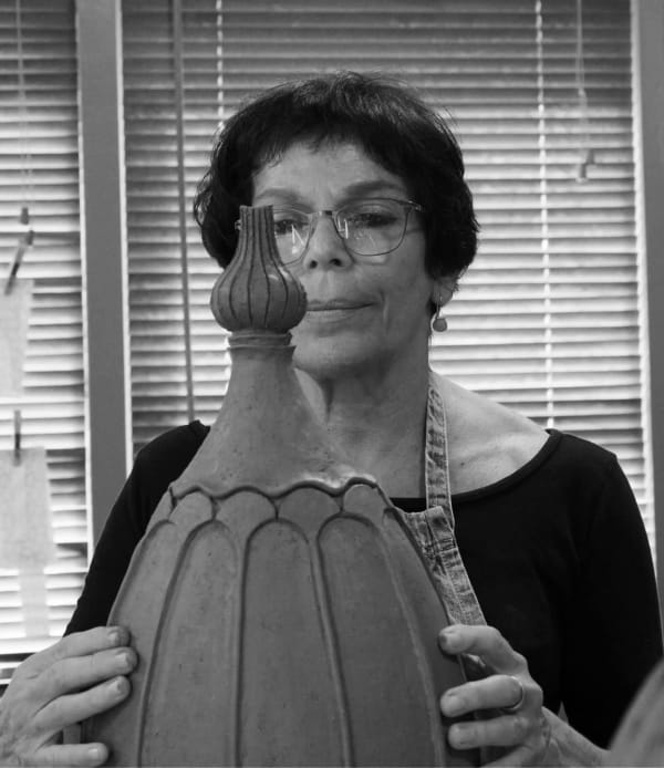 Avital Sheffer, in her studio, 2024