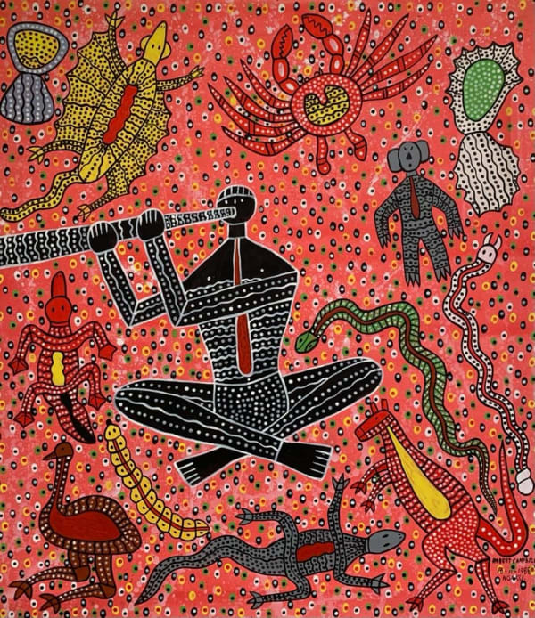 Robert Campbell Jnr, Didjeridoo Player, 1988