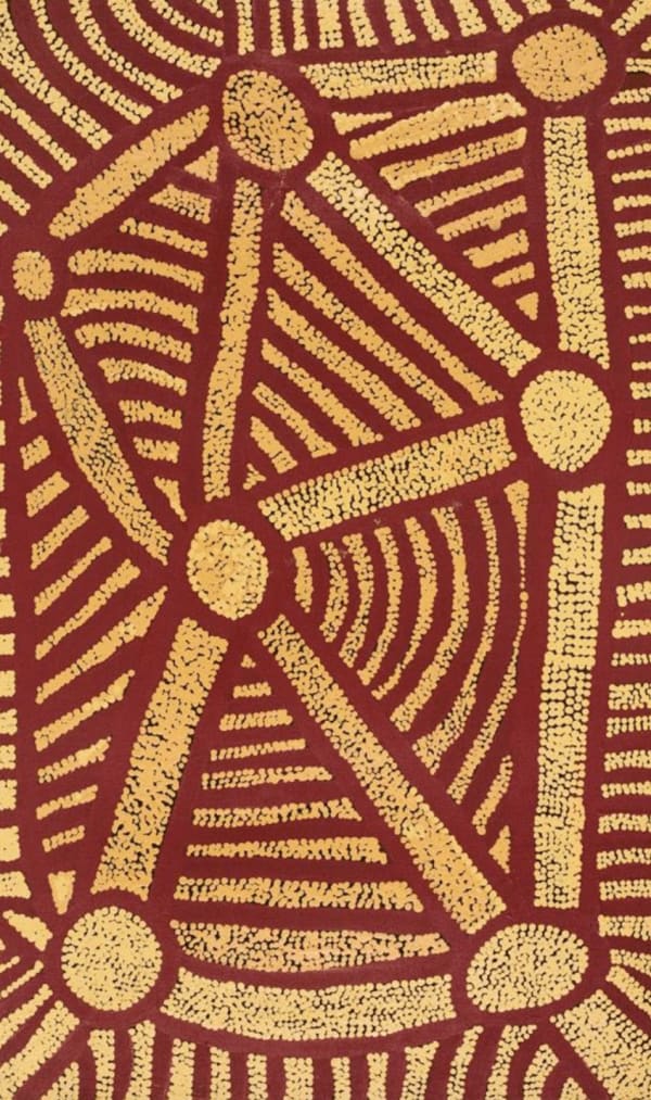 Laketta Sharona Nampijinpa Turner, Pamapardu Jukurrpa (Flying Ant Dreaming) - Warntungurru, 2022