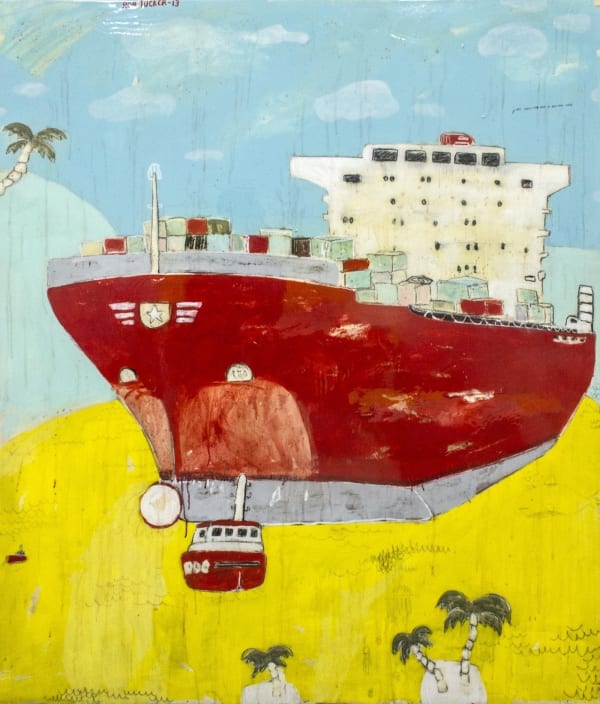 Rob Tucker, red capsicum soup is delicious style, 2013