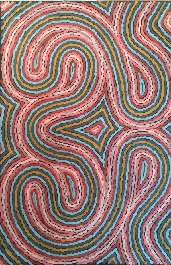 Clifford Possum Tjapaltjarri, Worm Dreaming, 1997