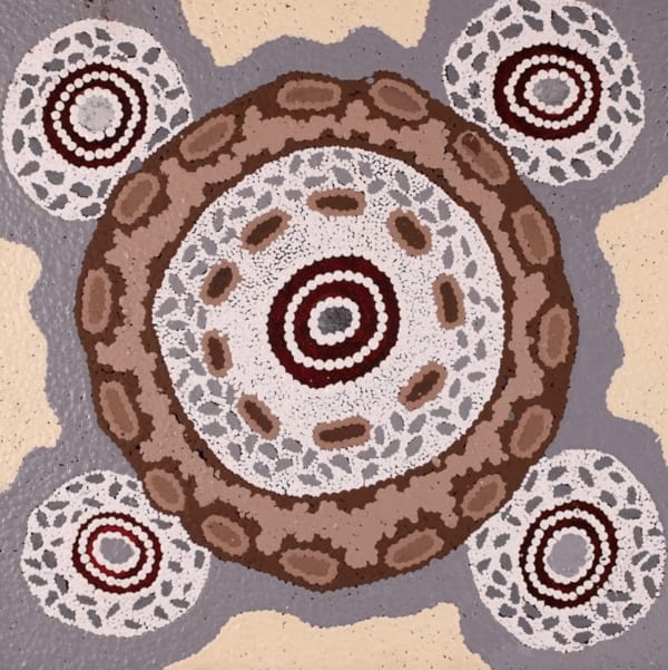 Clarise Nampijinpa Poulson, Nguru Yurntumu-wana (Country around Yuendumu), 2022