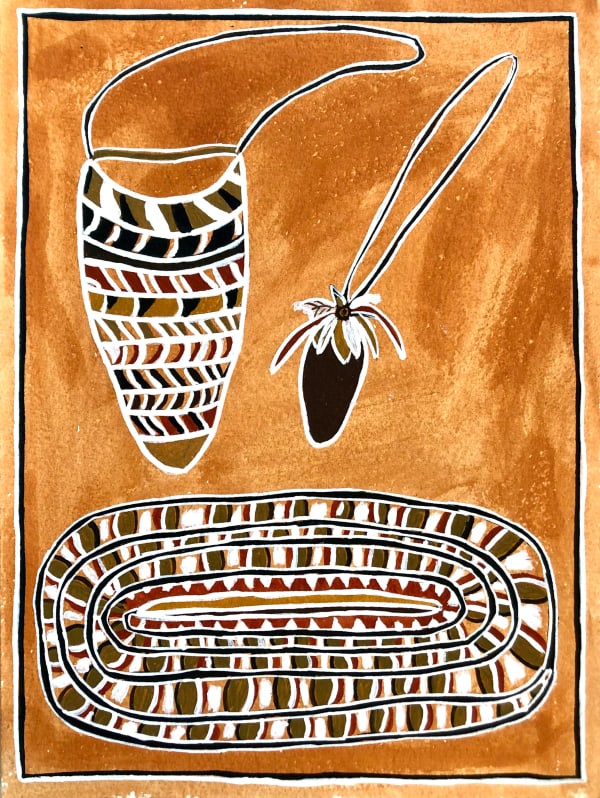 Mavis Warrngilna Ganambarr, My Creative Work II, 2009