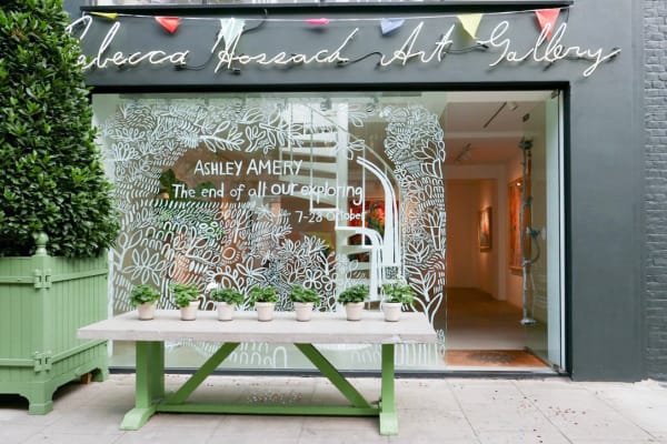 Ashley Amery, Painting on Window - 2023 Exhibition, 2023