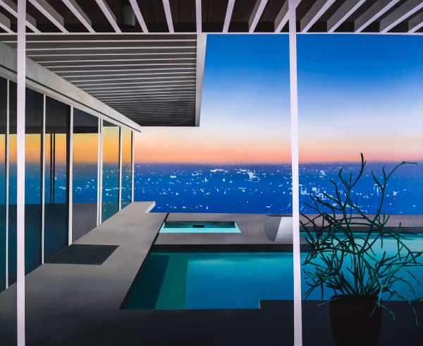 Laurence Jones, Viewpoint with Pencil Cactus, 2021