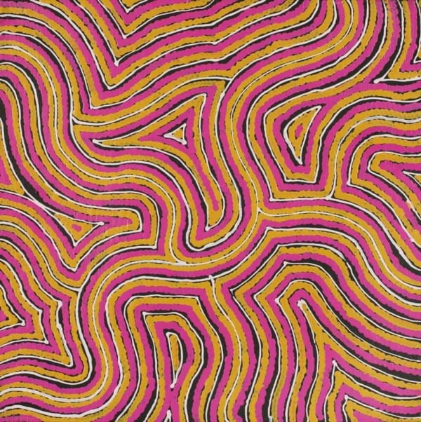 Kara Napangardi Ross, Pamapardu Jukurrpa - Flying Ant Dreaming, 2022