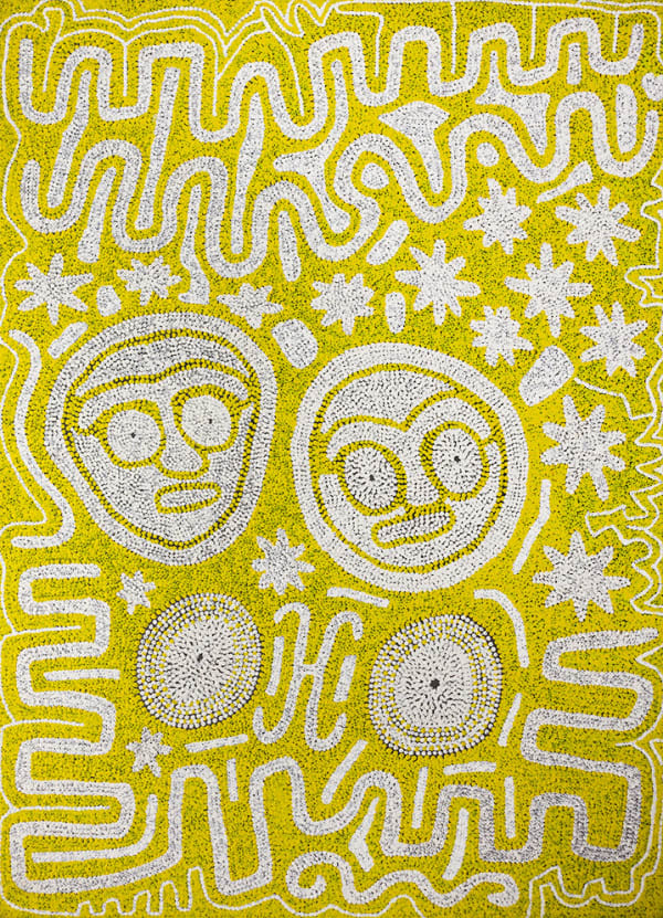 Jimmy Pike, Parnaparnti and Kurntimaru I - Yellow Goanna and Black Goanna, 1990