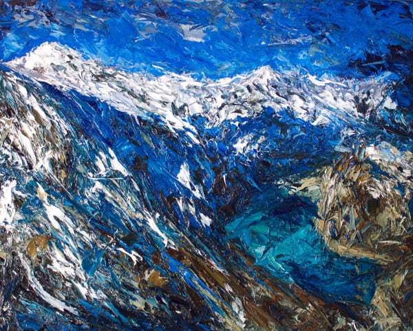 Holly Zandbergen, Douglas Glacier, Mt Sefton, 2017