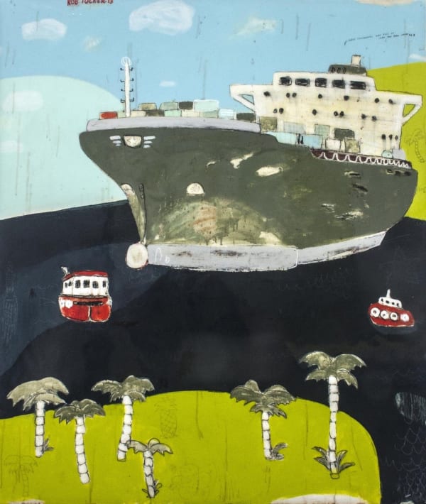 Rob Tucker, these containers are full of corn and bean salad, 2013