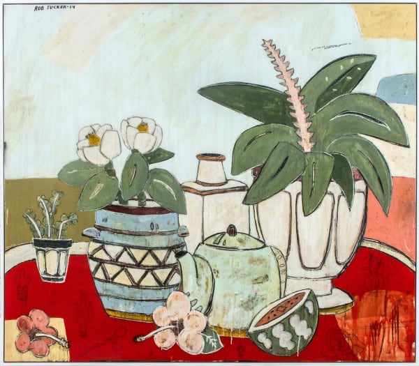 Rob Tucker, A study for an ambiguous chamomile and lavender tea party, 2014