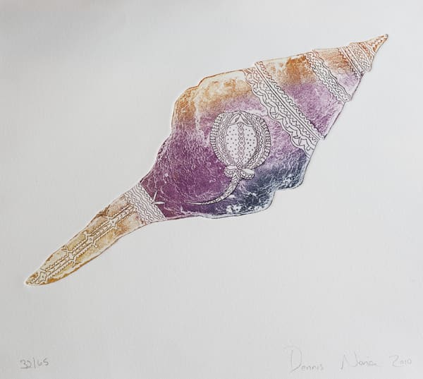 Dennis Nona, etching on hahnemuhle paper, Torres Strait Islands, Aboriginal artwork and artist