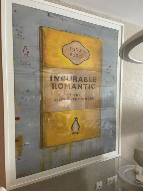 Harland Miller, Incurable Romantic...(Yellow)