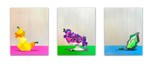 Lee Musgrave, The Platonic Forms (Triptych)