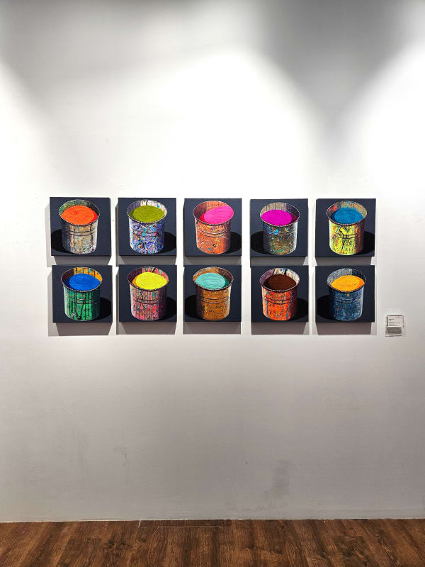 Stéphane Braud, Breathing Colours (Set of 10), 2025