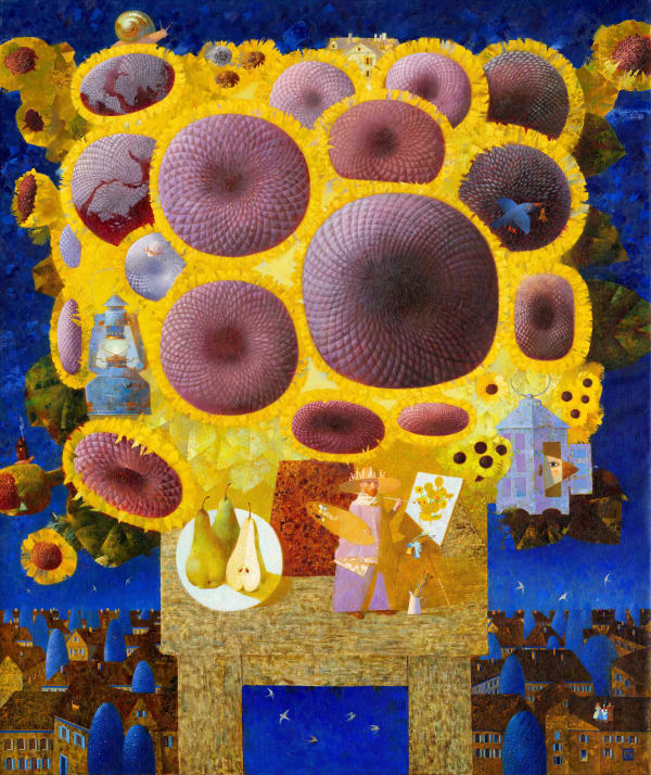 Anna Berezovskaya Van Gogh's Summer, 2025 Oil on canvas 180h x 150w cm