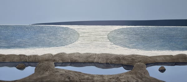 Peter Usher Clearest Vision, 2024 Oil & acrylic on linen 80 x 180 cm 31 1/2 x 70 7/8 in