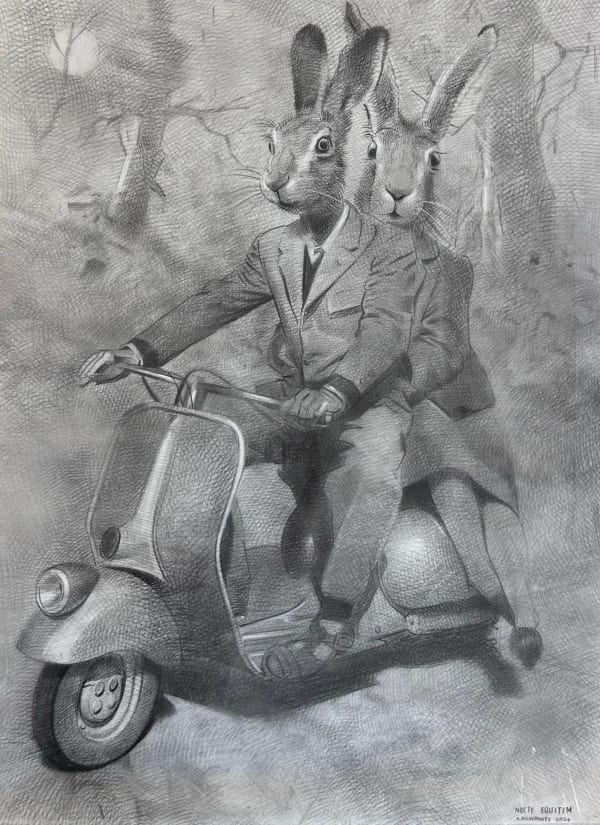 Nocte Equitem (Latin - Night rider')