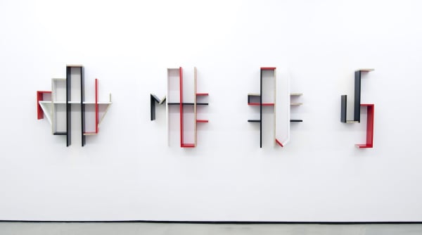 Арсений Жиляев Реди-мейд спасет нас, 2011 chip board 93 x 350 cm 36 5/8 x 137 3/4 in