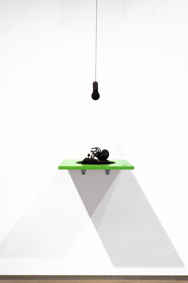 Naho Kawabe, Black and Green (Social Contract) 3, 2021