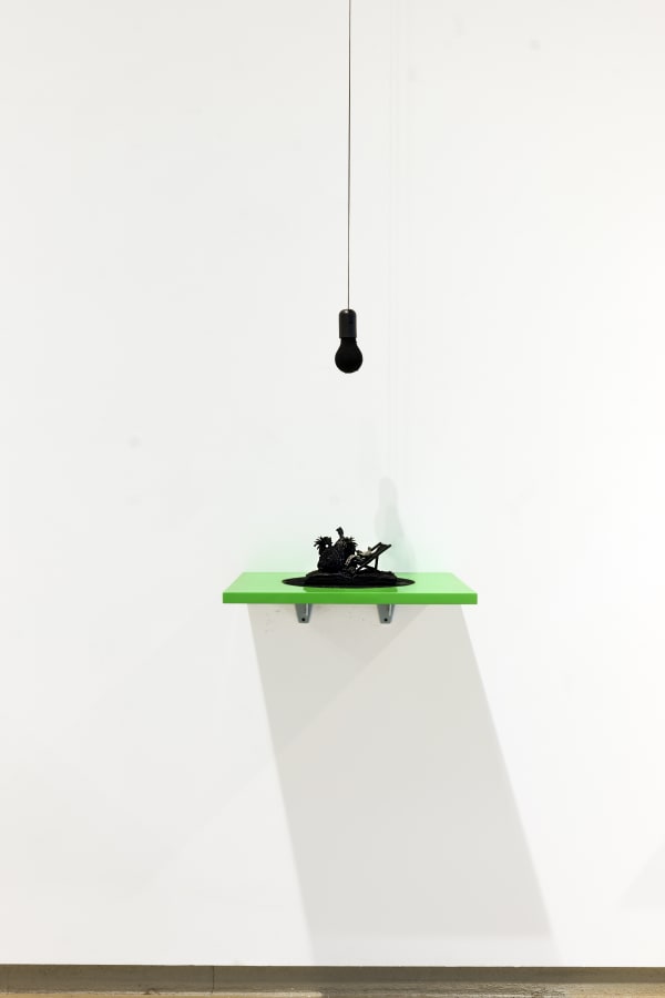 Naho Kawabe, Black and Green (Social Contract) 2, 2021