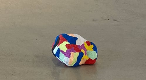 Vincent Vandaele, Gino (patchwork), 2021
