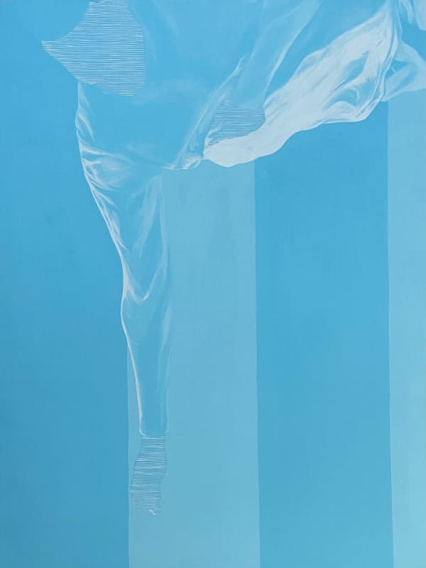 Ameh Egwuh Smash, 2025 Acrylic on Canvas 26 x 34 in 66 x 86.4 cm