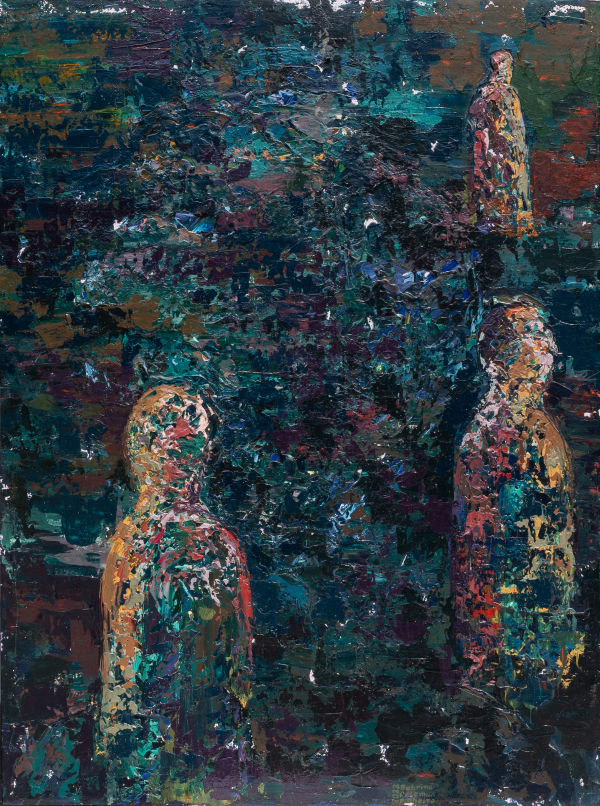 Sabrina Coleman-Pinheiro Unresolved Realities, 2022 Acrylic on Canvas 36 x 48 Inches