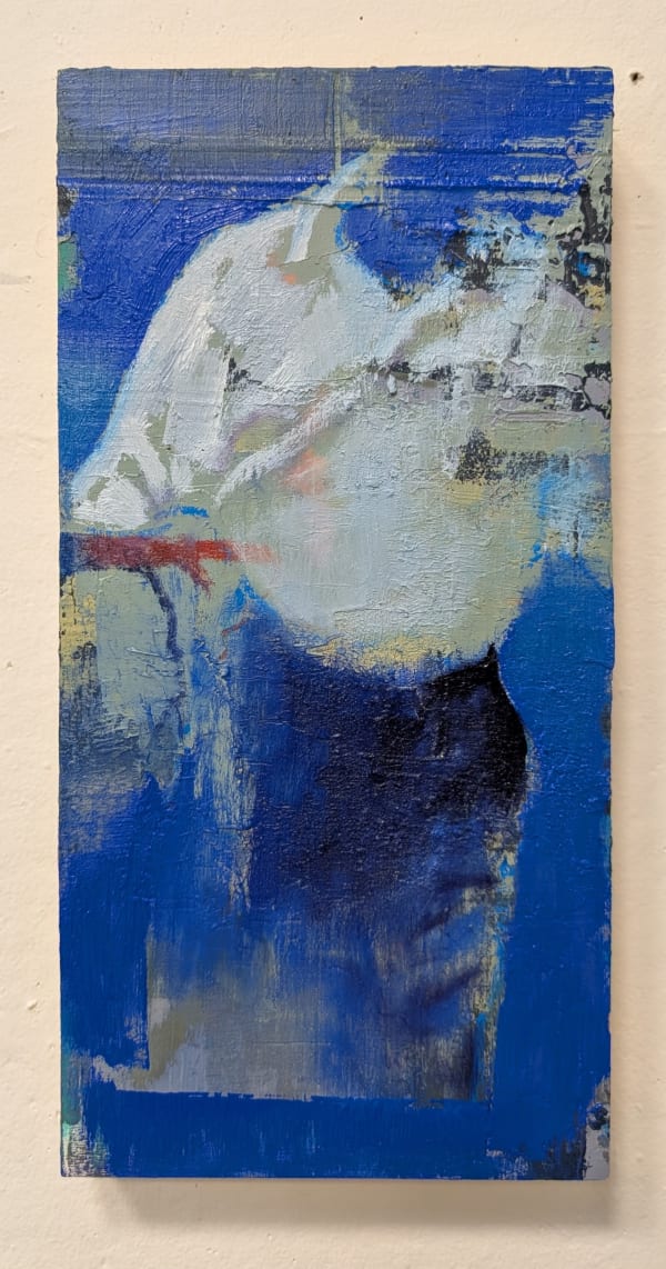 Austin Uzor Untitled ii, 2025 Oil on panel 8 x 16 in 20.3 x 40.6 cm