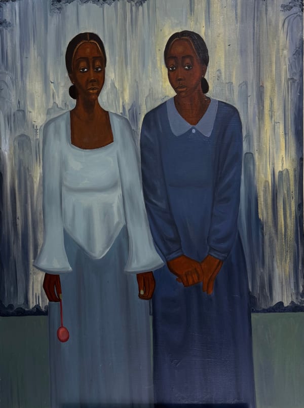 Praise Sanni-Adeniyi Can we chase the Sunlight one last time, 2025 Oil on Canvas 36 x 48 in 91.4 x 121.9 cm