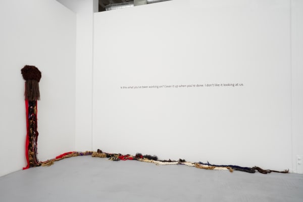 Rawan Abbas, I Cut It So It Doesn't Break My Neck, 2024