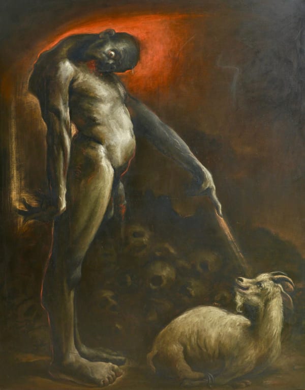 David Ngaji Sacred Errand, 2025 Oil on Canvas 48 x 60 in 121.9 x 152.4 cm