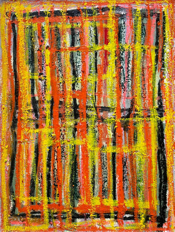 J.C Bright Untitled, 2024 Acryic and Oil on Canvas 18 x 24 in 45.7 x 61 cm