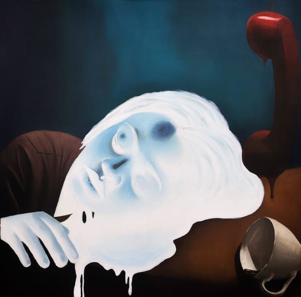 David Otaru In the quiet after, 2025 Acrylic on Canvas 36 x 36 in 91.4 x 91.4 cm