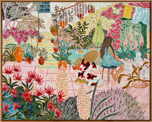 Camilla Perkins, Two Oranges in the Courtyard, 2024