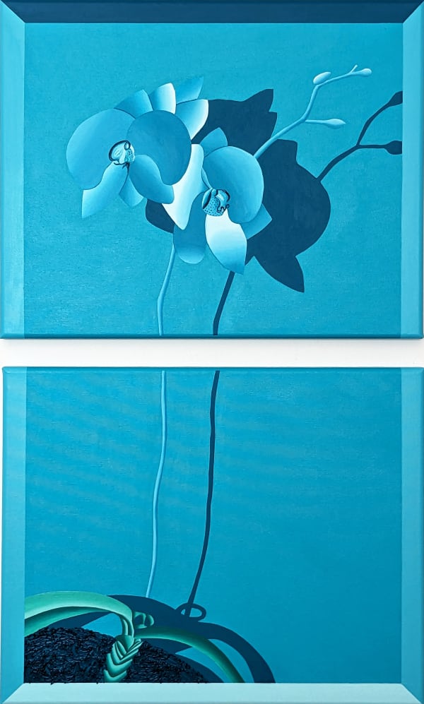Cathy Tabbakh, L'Orchidée Turquoise, 2023