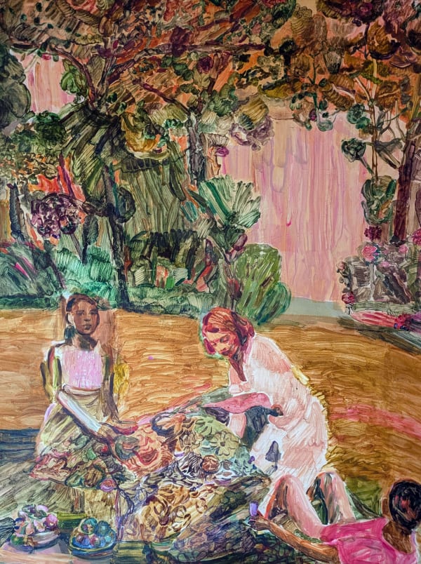 Martha Zmpounou, Dappled Afternoon, 2025