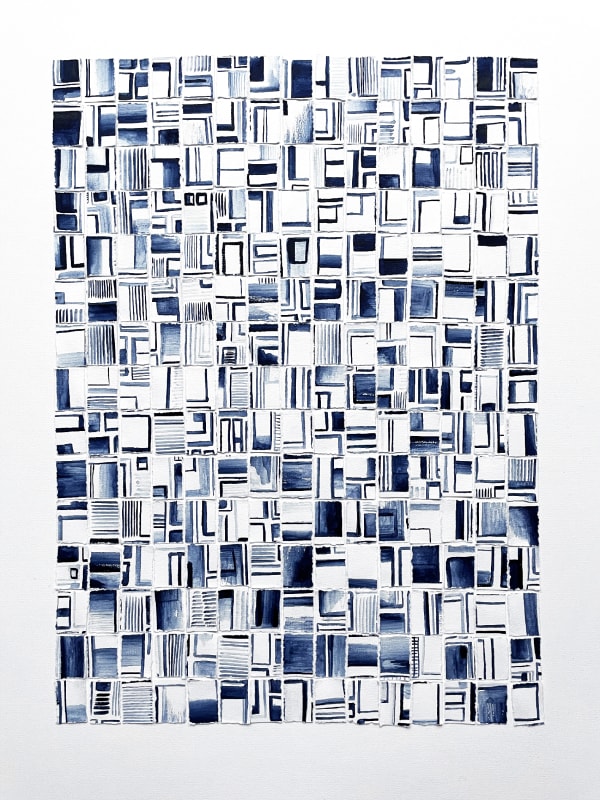 Claire Witteveen, Mind Games no.5 in Blue, 2020
