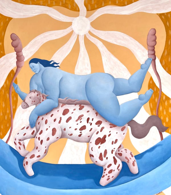 Diana Ruban, Woman on Horseback, 2025