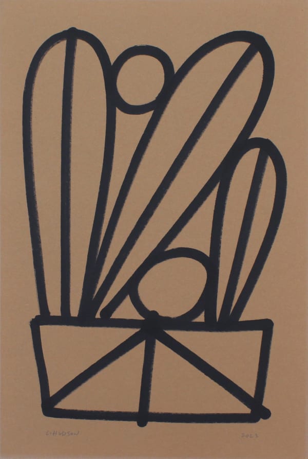 Cody Hudson, Untitled (Peace Pot Plant Series) #9, 2023